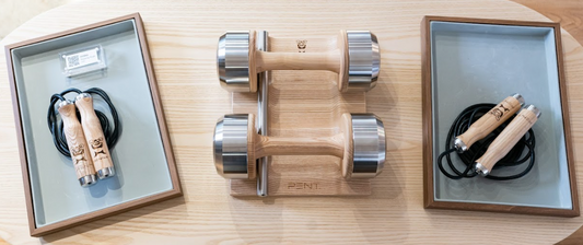 Wooden gym equipment. Luxury gym equipment. Singapore
