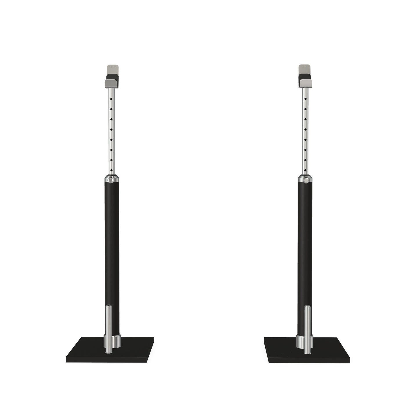 Luxury gym equipment, premium bench press rack made with stainless steel and natural black ash wood. PENT. BYSTRA - Luxury Bench Press Set
