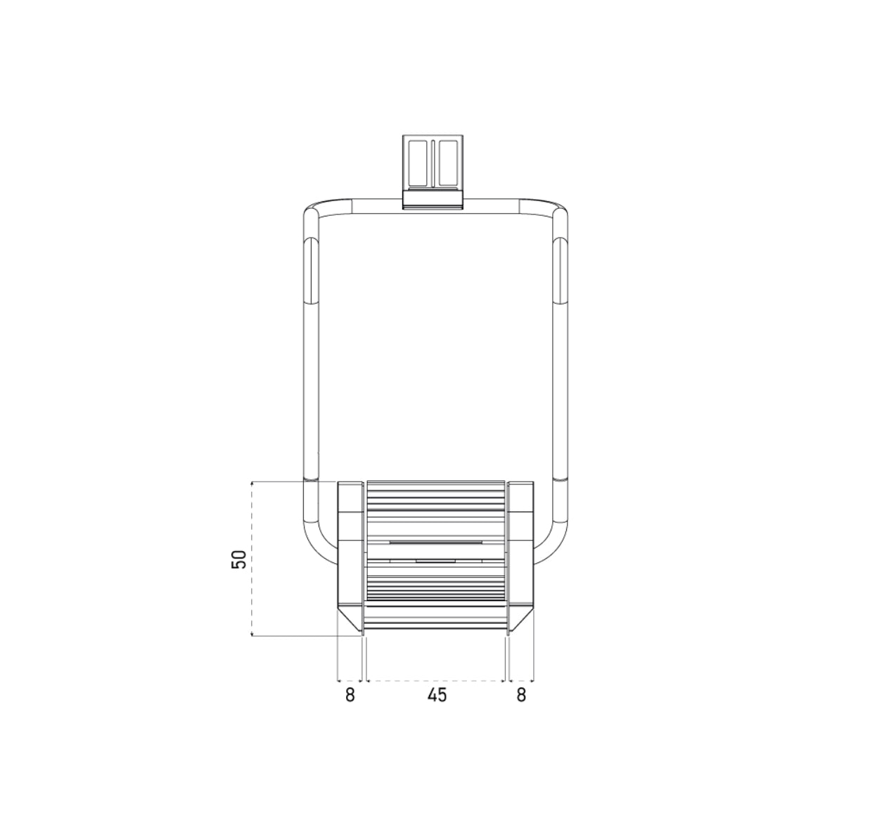 NOHRD Sprintbok V2 - Curved Manual Treadmill