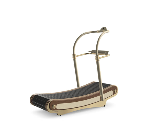 PENT. IRENA - In Gold - Premium Curved Manual Treadmill