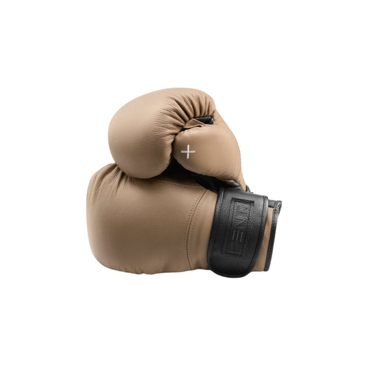 Luxury fitness equipment, handmade boxing gloves with premium Italian leather, with default color for base & accent leather. PENT. RAXA - Luxury Boxing Gloves
