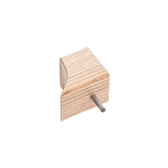 Handcrafted wood joints highlighting Scandinavian minimalist design.