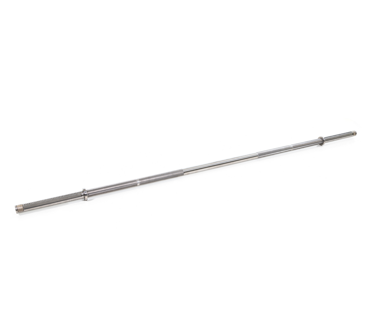 Close up view of the stainless steel bar, accessories for NOHRD Weight Plates - Barbell & Dumbbells Tower