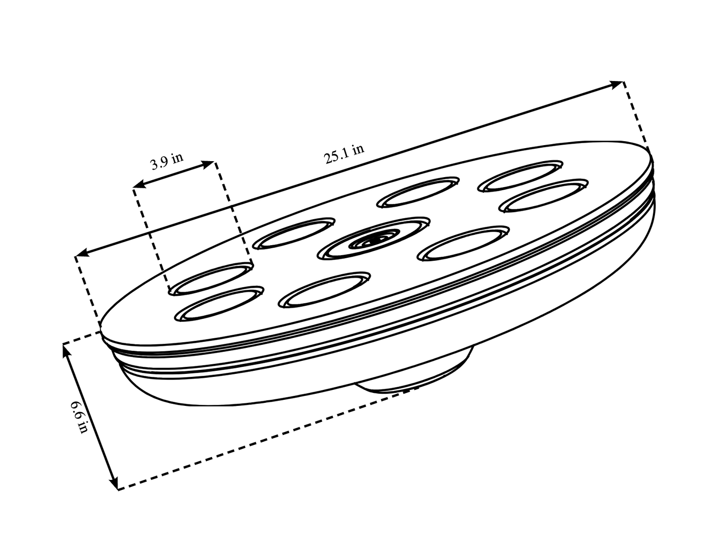 (Dimension Images) A balance board with natural wood materials that incorporates a water-filled tank, for core stability training. NOHRD Eau-Me Board