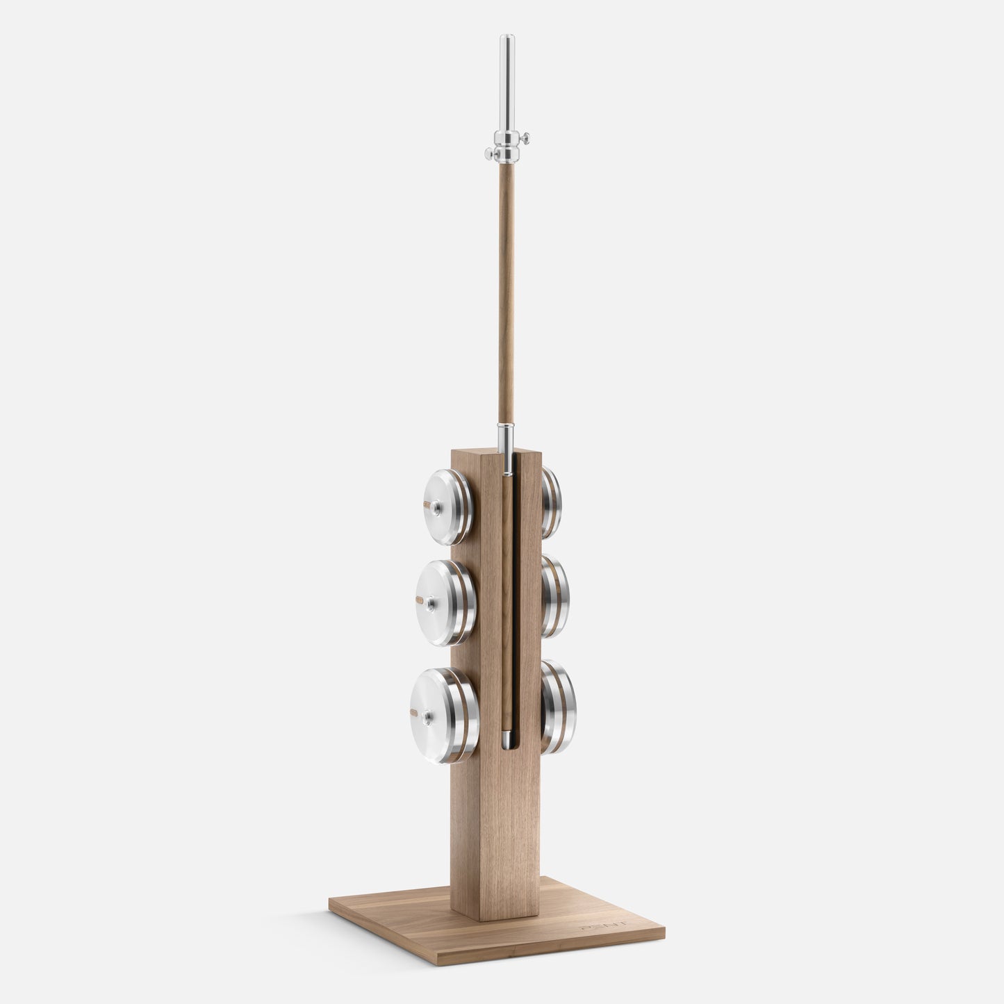 Luxury Fitness Equipment - Bespoke Barbell. Wood and Stainless Steel. PENT LESNA. Cycling Bears