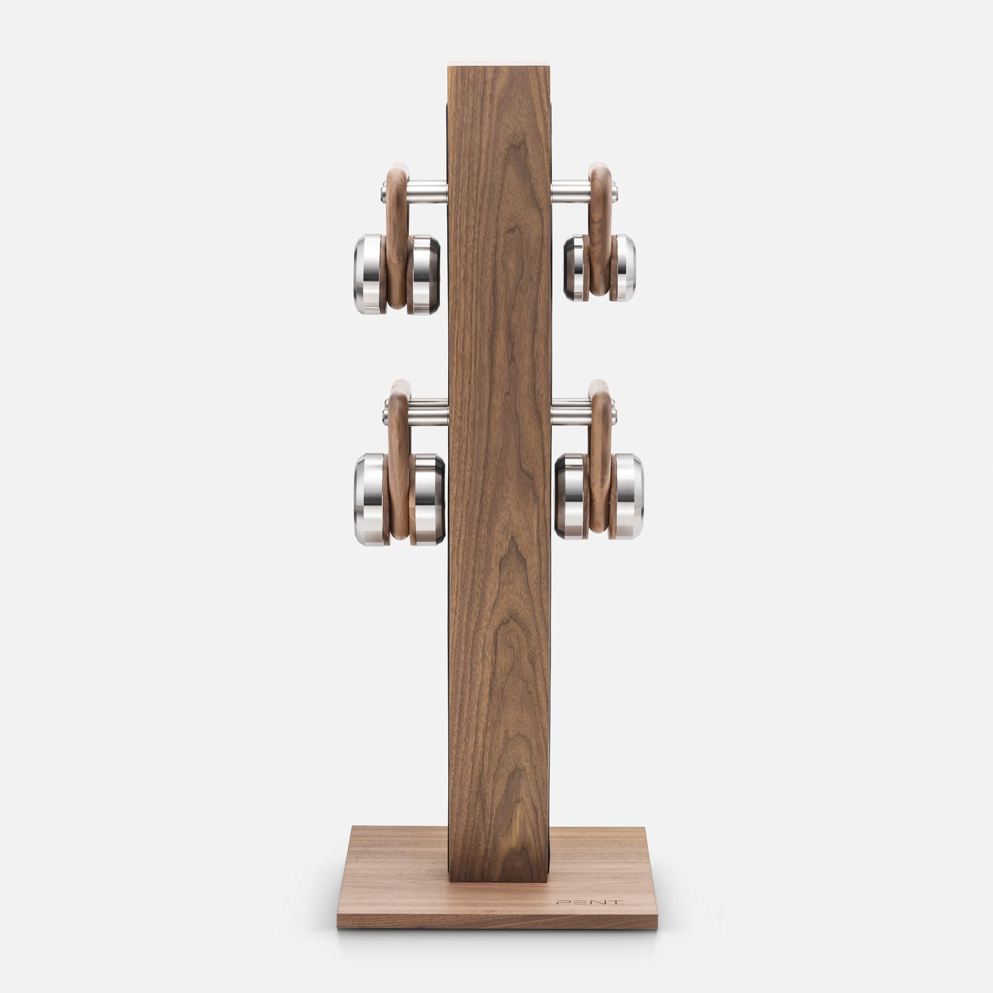 Luxury Fitness Equipment - Bespoke Kettlebells. Wood and Stainless Steel. PENT LOVA. Cycling Bears
