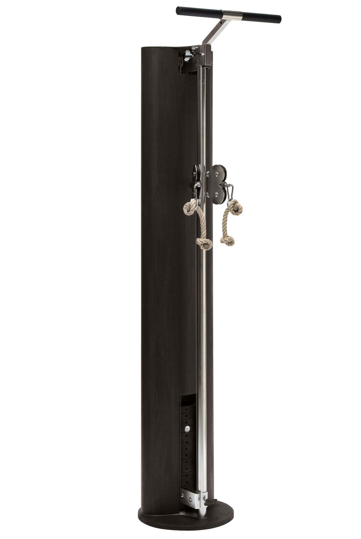 A luxury fitness equipment, multi use cable machine made with high quality black wood. NOHRD SlimBeam - Cable Machine