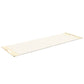 Luxurious fitness equipment, premium exercise mat handcrafted with natural wood and genuine Italian leather, customize in white base leather, beige accent leather and natural ash wood. PENT. MATA