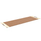 Luxurious fitness equipment, premium exercise mat handcrafted with natural wood and genuine Italian leather, customize in brown base leather, beige accent leather and natural walnut wood. PENT. MATA