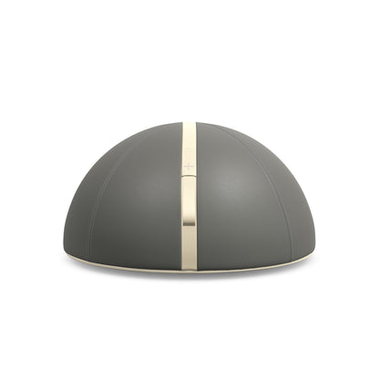 Luxury fitness equipment, handmade balance trainer with natural leather, customize in grey base leather and beige accent leather. PENT. TRESNA - Luxury Balance Trainer