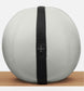 Close up view of the PENT x Cycling Bears moxa leather weighted ball in grey color. Crafted from luxurious natural leather. Best leather medicine ball. Ready Stock.