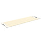 Luxurious fitness equipment, premium exercise mat handcrafted with natural wood and genuine Italian leather, customize in beige base leather, white accent leather and black ash wood. PENT. MATA