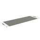Luxurious fitness equipment, premium exercise mat handcrafted with natural wood and genuine Italian leather, customize in grey base leather, white accent leather and black ash wood. PENT. MATA