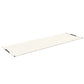 Luxurious fitness equipment, premium exercise mat handcrafted with natural wood and genuine Italian leather, customize in white base leather, white accent leather and black ash wood. PENT. MATA
