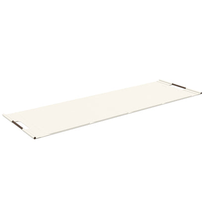 Luxurious fitness equipment, premium exercise mat handcrafted with natural wood and genuine Italian leather, customize in white base leather, white accent leather and dark walnut wood. PENT. MATA