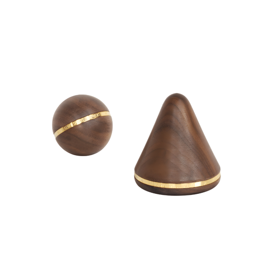 Free Flow Kit showing cone-shaped and round massage pieces.