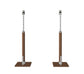 Luxury gym equipment, premium bench press rack made with stainless steel and natural walnut stained ash wood. PENT. BYSTRA - Luxury Bench Press Set