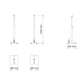 Dimension Images for luxury gym equipment, PENT. BYSTRA - Luxury Bench Press Set