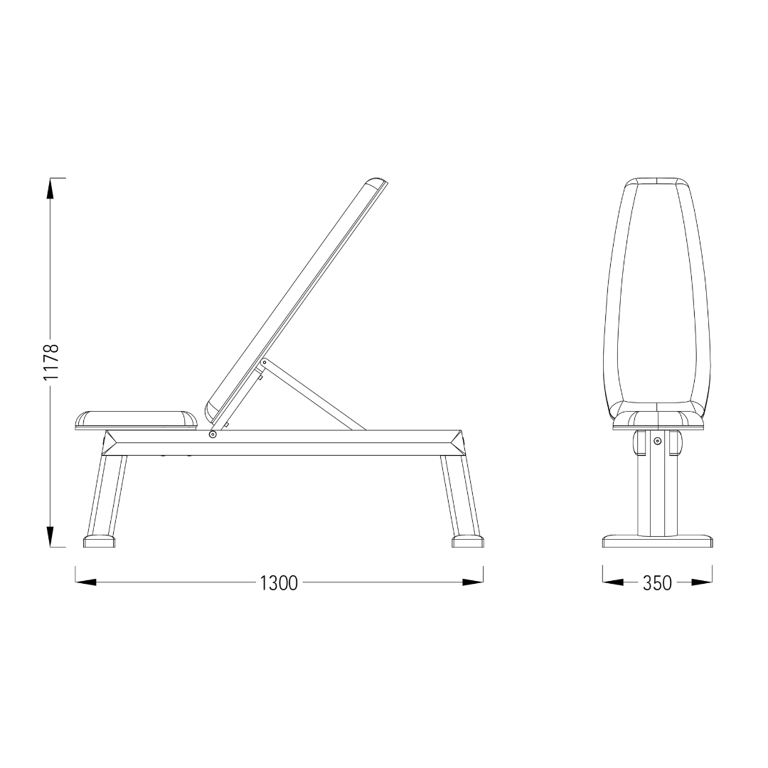 NOHRD WeightBench - Adjustable Exercise Bench