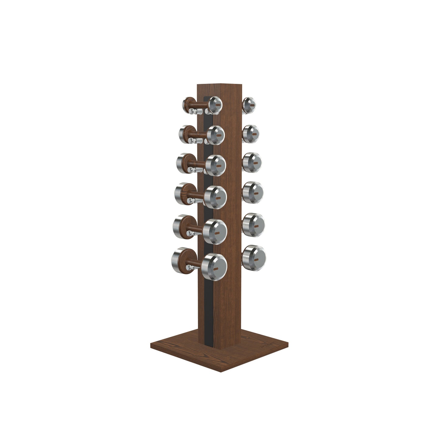 PENT. COLMIA Set - Dumbbells on a Vertical Wooden Stand