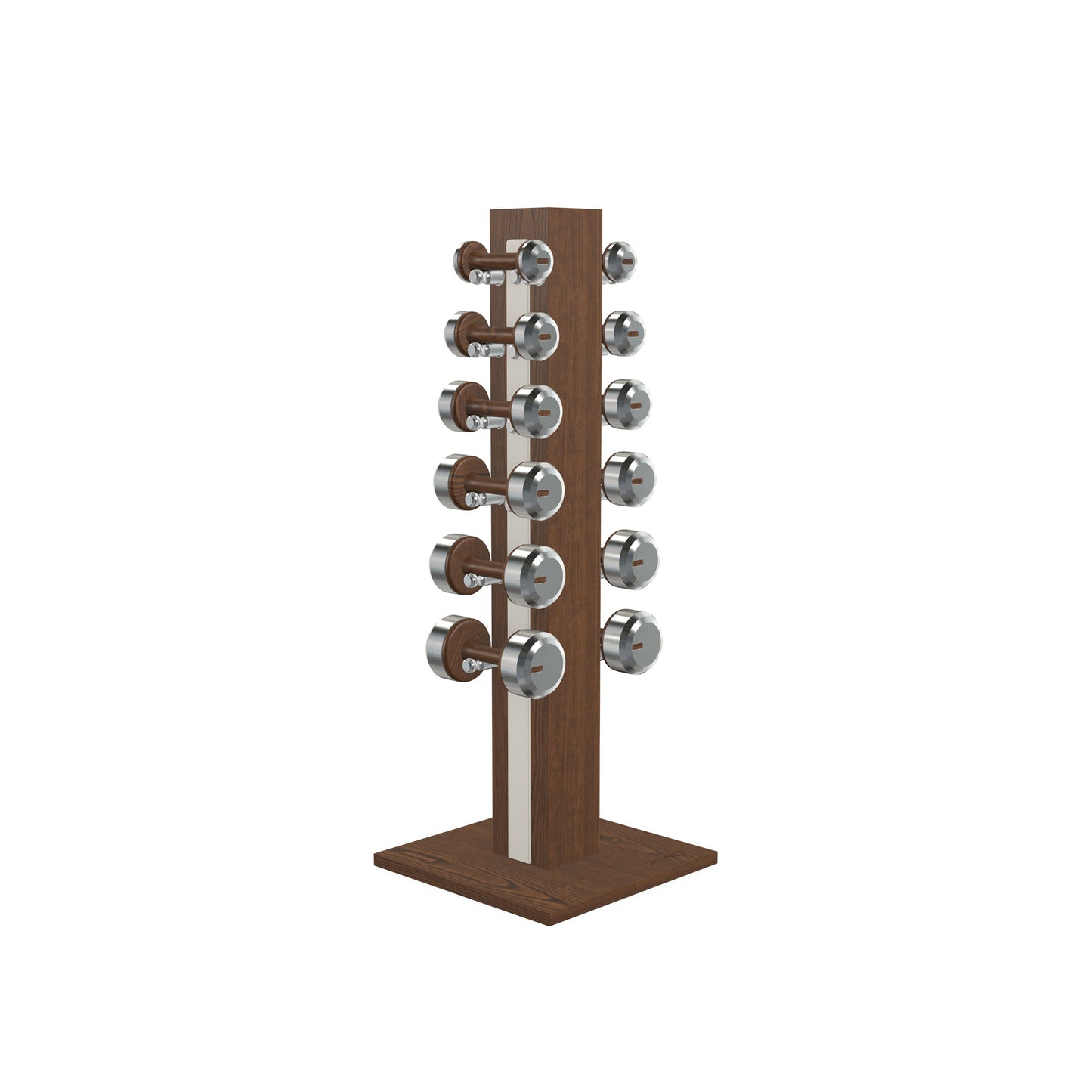 PENT. COLMIA Set - Dumbbells on a Vertical Wooden Stand
