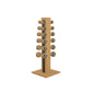 PENT. COLMIA Set - In Gold - Dumbbells on a Vertical Wooden Stand