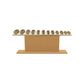 PENT. COLMIA Set - In Gold  - Dumbbells on a Horizontal Wooden Stand