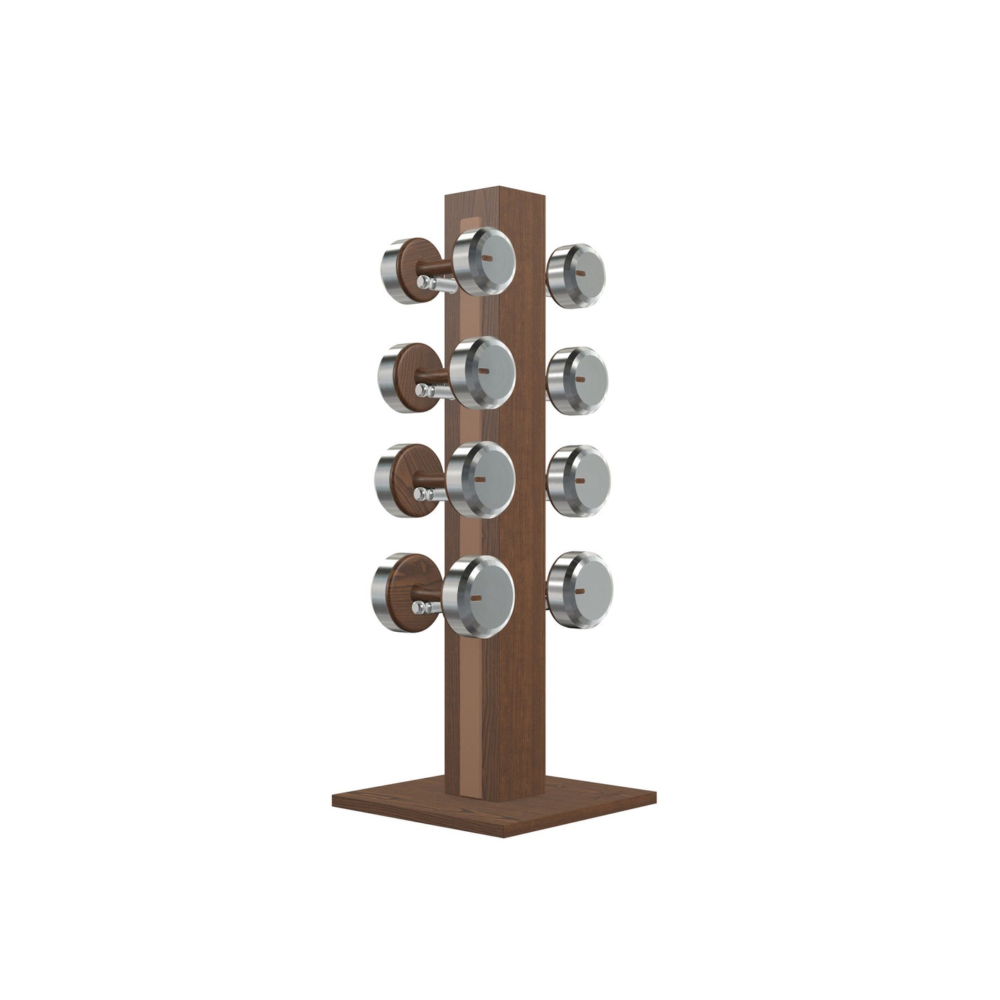 PENT. COLMIA Set - Dumbbells on a Vertical Wooden Stand