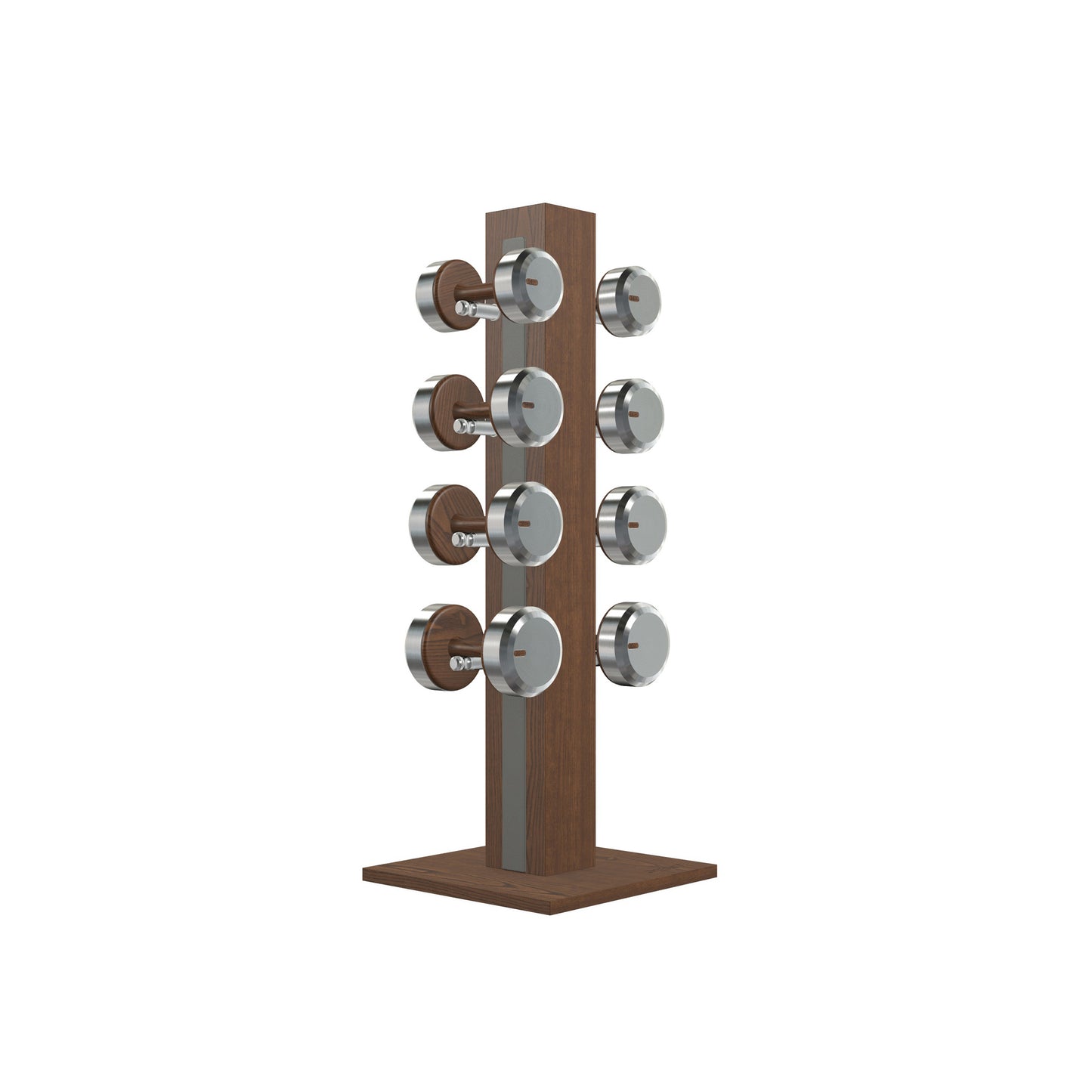 PENT. COLMIA Set - Dumbbells on a Vertical Wooden Stand