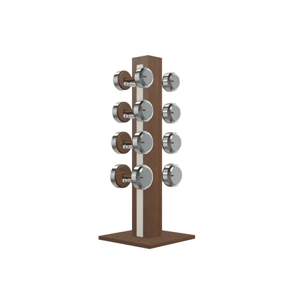 PENT. COLMIA Set - Dumbbells on a Vertical Wooden Stand