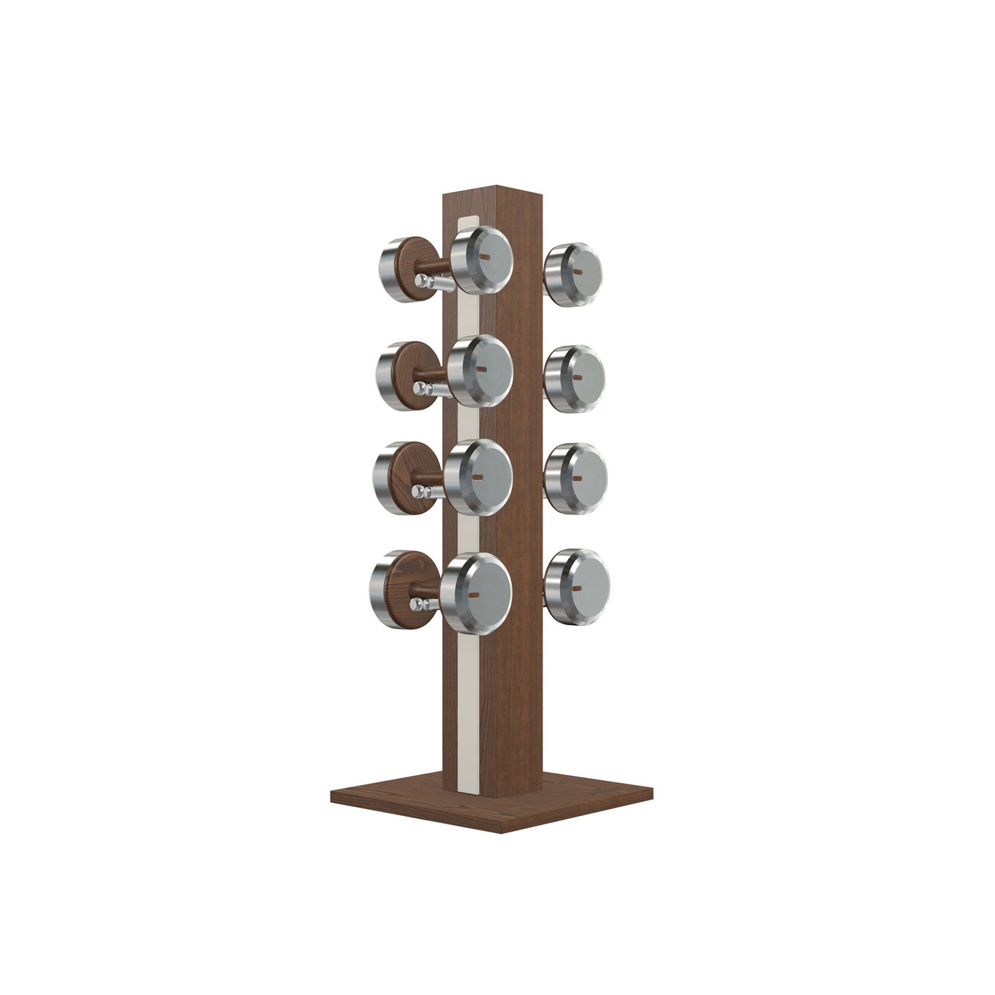 PENT. COLMIA Set - Dumbbells on a Vertical Wooden Stand