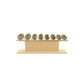 PENT. COLMIA Set - In Gold  - Dumbbells on a Horizontal Wooden Stand