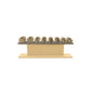 PENT. COLMIA Set - In Gold  - Dumbbells on a Horizontal Wooden Stand