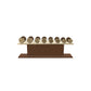 PENT. COLMIA Set - In Gold  - Dumbbells on a Horizontal Wooden Stand