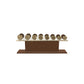 PENT. COLMIA Set - In Gold  - Dumbbells on a Horizontal Wooden Stand