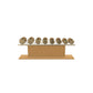 PENT. COLMIA Set - In Gold  - Dumbbells on a Horizontal Wooden Stand