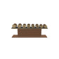 PENT. COLMIA Set - In Gold  - Dumbbells on a Horizontal Wooden Stand