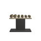 PENT. COLMIA Set - In Gold  - Dumbbells on a Horizontal Wooden Stand