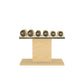 PENT. COLMIA Set - In Gold  - Dumbbells on a Horizontal Wooden Stand