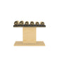 PENT. COLMIA Set - In Gold  - Dumbbells on a Horizontal Wooden Stand