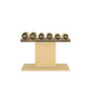 PENT. COLMIA Set - In Gold  - Dumbbells on a Horizontal Wooden Stand