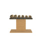 PENT. COLMIA Set - In Gold  - Dumbbells on a Horizontal Wooden Stand