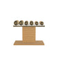 PENT. COLMIA Set - In Gold  - Dumbbells on a Horizontal Wooden Stand