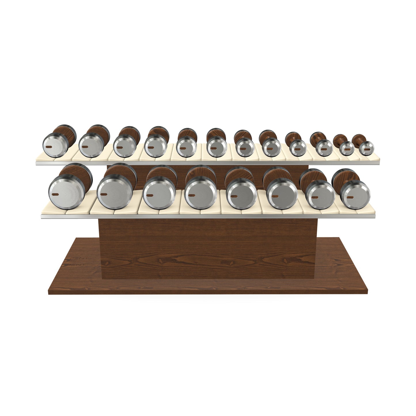 PENT. COLMIA Set - Dumbbells on a Horizontal Wooden Stand