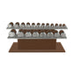 PENT. COLMIA Set - Dumbbells on a Horizontal Wooden Stand