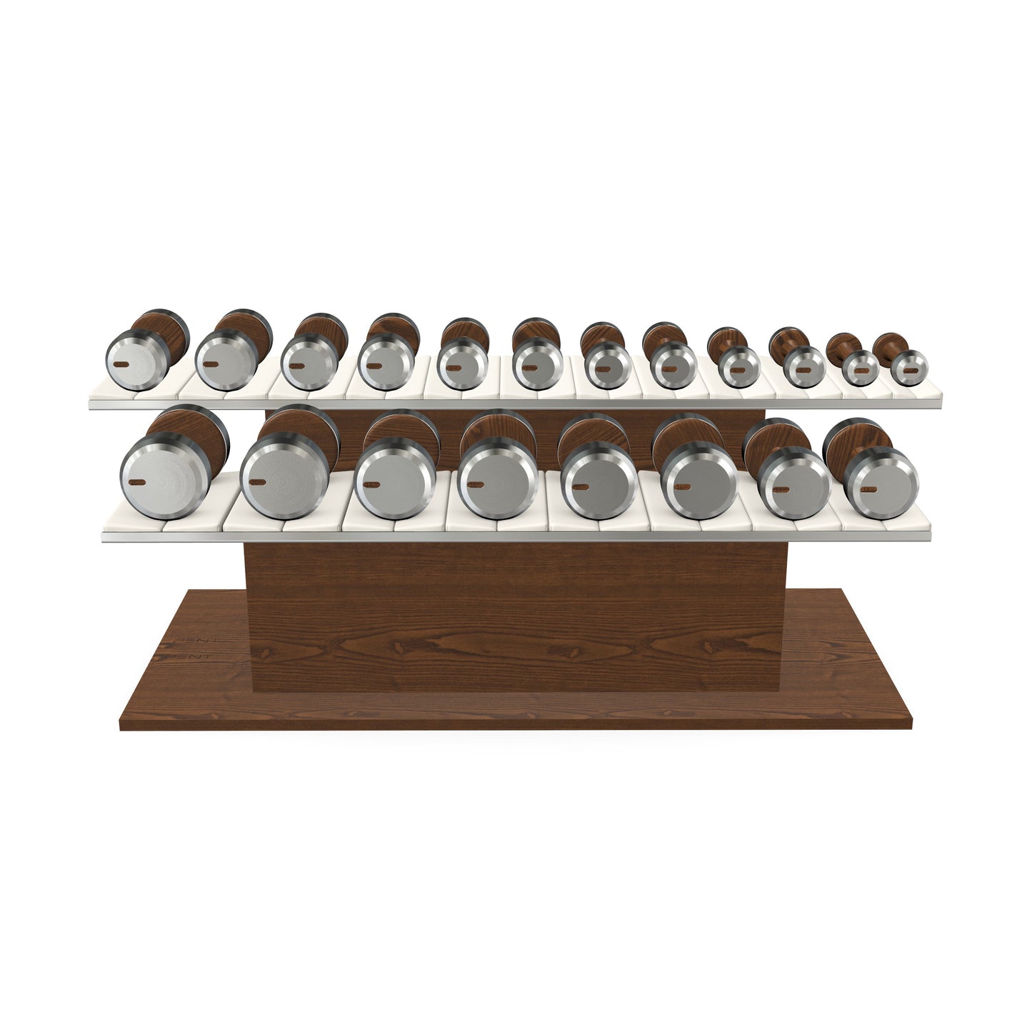 PENT. COLMIA Set - Dumbbells on a Horizontal Wooden Stand