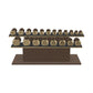 PENT. COLMIA Set - In Gold  - Dumbbells on a Horizontal Wooden Stand