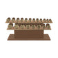 PENT. COLMIA Set - In Gold  - Dumbbells on a Horizontal Wooden Stand