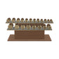 PENT. COLMIA Set - In Gold  - Dumbbells on a Horizontal Wooden Stand