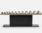 PENT. COLMIA Set - In Gold  - Dumbbells on a Horizontal Wooden Stand